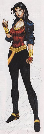 Jim Lee's new Wonder Woman costume design...